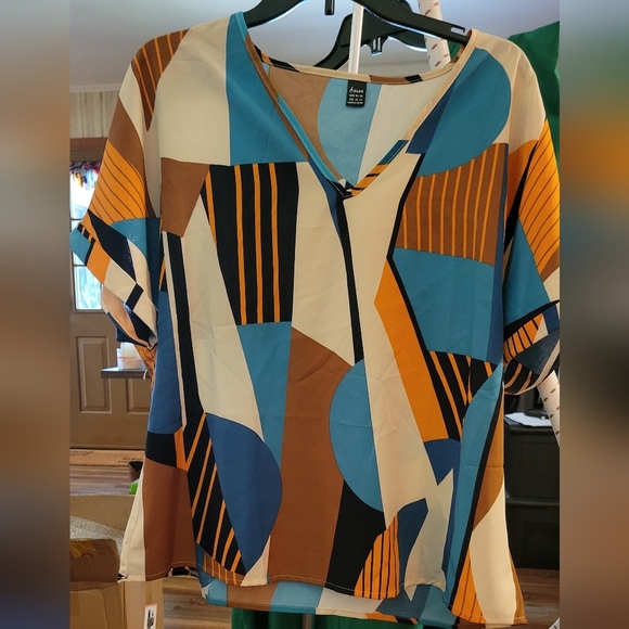 Sason Cuffed Short Sleeve Top XXL - Picture 1 of 1